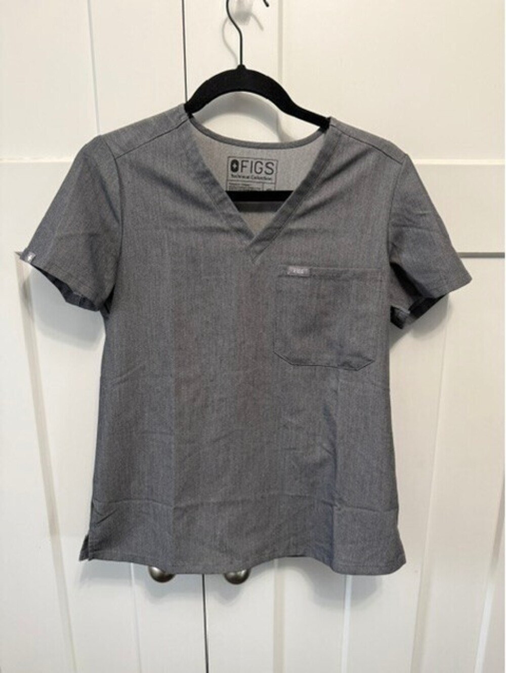 Figs gray scrub top technical collection size XS